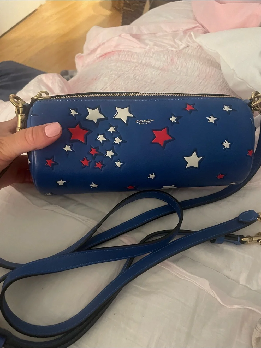 Coach barrel bag
